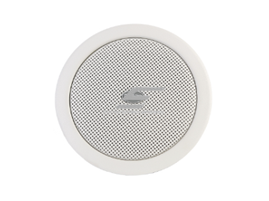 Lubinė garso kolonėlė | 70V/100V | 6W | 91dB | plieninis korpusas | 4.5" dydžio garsiakalbis | balta Lubinė garso kolonėlė | 70V/100V | 6W | 91dB | plieninis korpusas | 4.5" dydžio garsiakalbis | balta