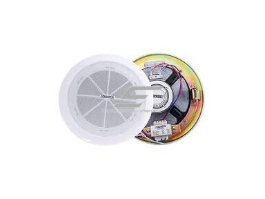 Lubinė garso kolonėlė | 70V/100V | 6W | 92dB | Ø260mm | ABS korpusas | 6.5" dydžio garsiakalbis | balta Lubinė garso kolonėlė | 70V/100V | 6W | 92dB | Ø260mm | ABS korpusas | 6.5" dydžio garsiakalbis | balta