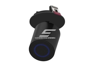 Lubinė garso kolonėlė | kryptinė | su Bluetooth | 10W | 85-265VDC | Ø75x75mm | juoda Lubinė garso kolonėlė | kryptinė | su Bluetooth | 10W | 85-265VDC | Ø75x75mm | juoda