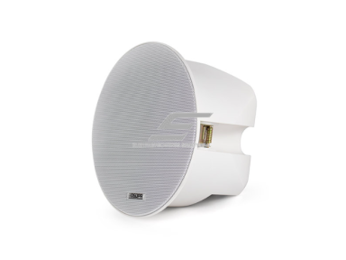 IP tinklo lubinė garso kolonėlė | integruotas stiprintuvas | su PoE maitinimu | 2x9W | Ø185mm | skaitmeninis garso dekodavimas | balta IP tinklo lubinė garso kolonėlė | integruotas stiprintuvas | su PoE maitinimu | 2x9W | Ø185mm | skaitmeninis garso dekodavimas | balta