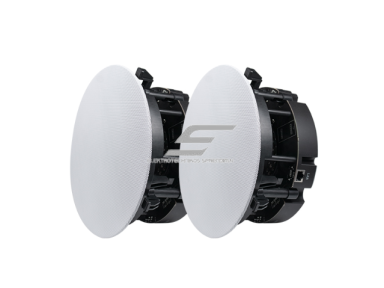 Lubinių garso kolonėlių komplektas | 2x35W | Ø 230x105mm | Ø230mm | Wi-Fi | Multiroom/Bluetooth/AUX/RJ45 | 6.5" žemadažnis + 1" aukštadažnis garsiakalbiai | balta Lubinių garso kolonėlių komplektas | 2x35W | Ø 230x105mm | Ø230mm | Wi-Fi | Multiroom/Bluetooth/AUX/RJ45 | 6.5" žemadažnis + 1" aukštadažnis garsiakalbiai | balta