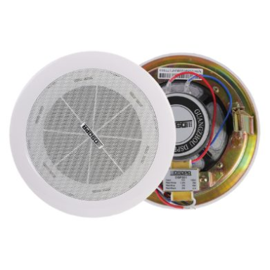 Griestu skaļrunis | 70V/100V | 6W | 91dB | ABS korpuss + alumīnija režģis | 4.5" skaļrunis Griestu skaļrunis | 70V/100V | 6W | 91dB | ABS korpuss + alumīnija režģis | 4.5" skaļrunis