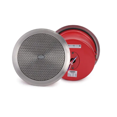 Griestu skaļrunis | divceļu | 70V/100V | 15W | 98dB | integrēta tērauda ugunsdrošā kapsula | 4.5" skaļrunis Griestu skaļrunis | divceļu | 70V/100V | 15W | 98dB | integrēta tērauda ugunsdrošā kapsula | 4.5" skaļrunis