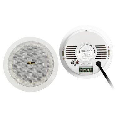 Griestu skaļrunis mājai | ar Bluetooth | 10W | 230VAC | Ø165mm | balts Griestu skaļrunis mājai | ar Bluetooth | 10W | 230VAC | Ø165mm | balts