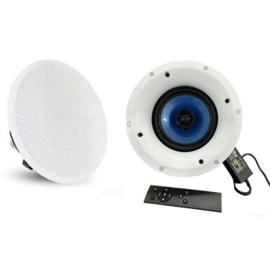 Griestu skaļrunis mājai | ar Bluetooth | 50W | 12VDC | Ø205mm | balts Griestu skaļrunis mājai | ar Bluetooth | 50W | 12VDC | Ø205mm | balts