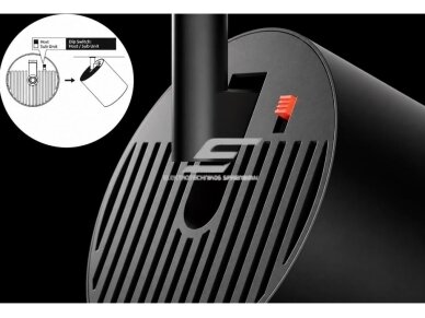 Kryptinė garso kolonėlė | 2 laidų bėgeliui | su Bluetooth | 10W | 85-265VDC | Ø65x75mm | juoda 6 Kryptinė garso kolonėlė | 2 laidų bėgeliui | su Bluetooth | 10W | 85-265VDC | Ø65x75mm | juoda 6