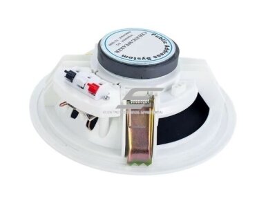 Lubinė garso kolonėlė namams | viešosioms erdvėms | su Bluetooth | 4x10W | 12V | Ø165mm | IPX6 | balta 2