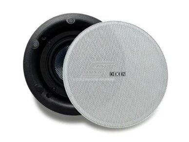 Lubinė garso kolonėlė namams | su Bluetooth | 2x30W/2x50W | PoE++/24VDC | Ø205mm | LAN | Wi-Fi | balta Lubinė garso kolonėlė namams | su Bluetooth | 2x30W/2x50W | PoE++/24VDC | Ø205mm | LAN | Wi-Fi | balta