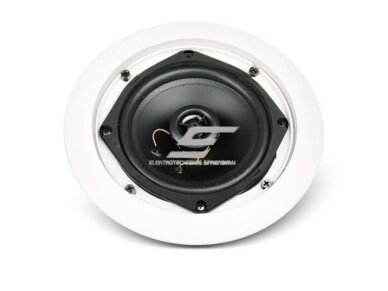 Lubinė garso kolonėlė namams | viešosioms erdvėms | su Bluetooth | 2x30W | 230VAC | Ø200mm | balta 1 Lubinė garso kolonėlė namams | viešosioms erdvėms | su Bluetooth | 2x30W | 230VAC | Ø200mm | balta 1
