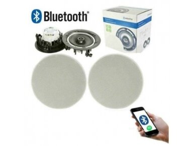 Lubinės garso kolonėlės namams | su Bluetooth | 2x135mm | 2x15W | balta | Adastra | BCS52S Lubinės garso kolonėlės namams | su Bluetooth | 2x135mm | 2x15W | balta | Adastra | BCS52S