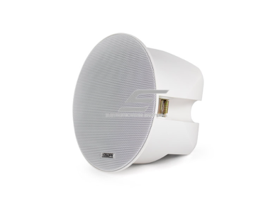 IP tinklo lubinė garso kolonėlė | integruotas stiprintuvas | su PoE maitinimu | 2x9W | Ø185mm | skaitmeninis garso dekodavimas | balta 1 IP tinklo lubinė garso kolonėlė | integruotas stiprintuvas | su PoE maitinimu | 2x9W | Ø185mm | skaitmeninis garso dekodavimas | balta 1