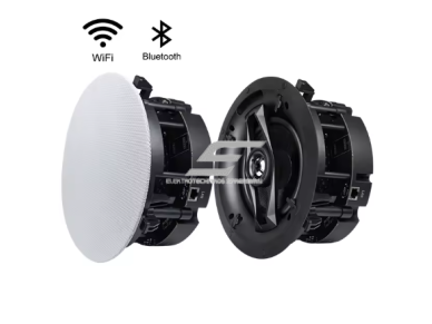 Lubinių garso kolonėlių komplektas | 2x35W | Ø 230x105mm | Ø230mm | Wi-Fi | Multiroom/Bluetooth/AUX/RJ45 | 6.5" žemadažnis + 1" aukštadažnis garsiakalbiai | balta 2 Lubinių garso kolonėlių komplektas | 2x35W | Ø 230x105mm | Ø230mm | Wi-Fi | Multiroom/Bluetooth/AUX/RJ45 | 6.5" žemadažnis + 1" aukštadažnis garsiakalbiai | balta 2