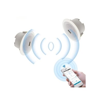 Kodune lakke paigaldatav kõlar | Bluetoothiga | 10W | 230VAC | Ø165mm | valge 3