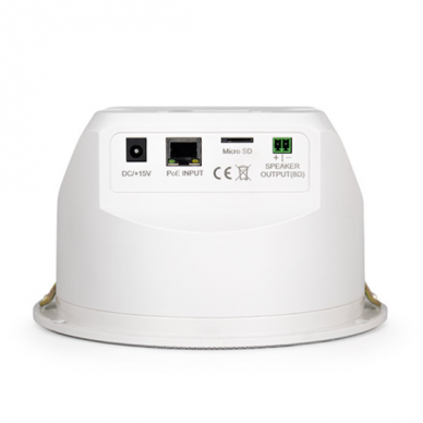 IP-võrgu laekõlar | integreeritud võimendi | PoE-toide | valge | 2×9 W | Ø185×114 mm | digitaalne heli dekodeerimine 3 IP-võrgu laekõlar | integreeritud võimendi | PoE-toide | valge | 2×9 W | Ø185×114 mm | digitaalne heli dekodeerimine 3