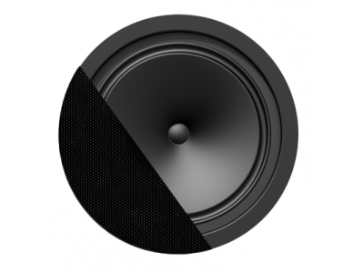 Lubinė garso kolonėlė | 2-jų juostų | 100V | 20W RMS | 8 omų | Ø207mm | juoda | AUDAC | CENA812/B