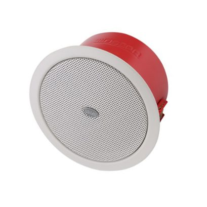 Głośnik sufitowy | 70/100V | 6–10W | 92dB | stalowa obudowa | ochrona Fire Dome | głośnik 6.5" 1