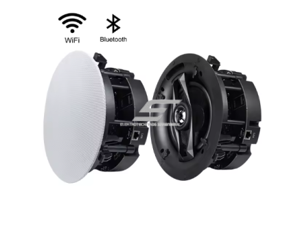 Lubinių garso kolonėlių komplektas | 2x35W | Ø 230x105mm | Ø230mm | Wi-Fi | Multiroom/Bluetooth/AUX/RJ45 | 6.5" žemadažnis + 1" aukštadažnis garsiakalbiai | balta 2 Lubinių garso kolonėlių komplektas | 2x35W | Ø 230x105mm | Ø230mm | Wi-Fi | Multiroom/Bluetooth/AUX/RJ45 | 6.5" žemadažnis + 1" aukštadažnis garsiakalbiai | balta 2