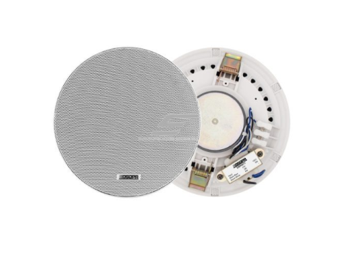 Lubinė garso kolonėlė | 70V/100V | 6W 8Ω | 93dB | Ø165mm | aliuminio grotelės | 6.5" dydžio garsiakalbis | balta 1 Lubinė garso kolonėlė | 70V/100V | 6W 8Ω | 93dB | Ø165mm | aliuminio grotelės | 6.5" dydžio garsiakalbis | balta 1
