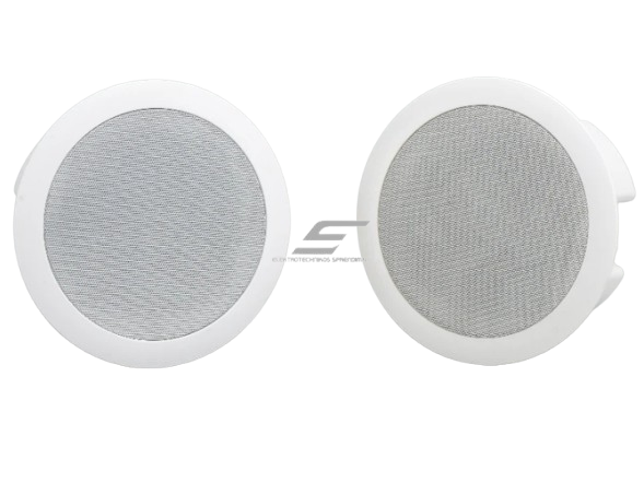 Lubinė garso kolonėlė namams | viešosioms erdvėms | su Bluetooth | 4x20W | 12V | Ø170mm | IPX6 | balta 1 Lubinė garso kolonėlė namams | viešosioms erdvėms | su Bluetooth | 4x20W | 12V | Ø170mm | IPX6 | balta 1