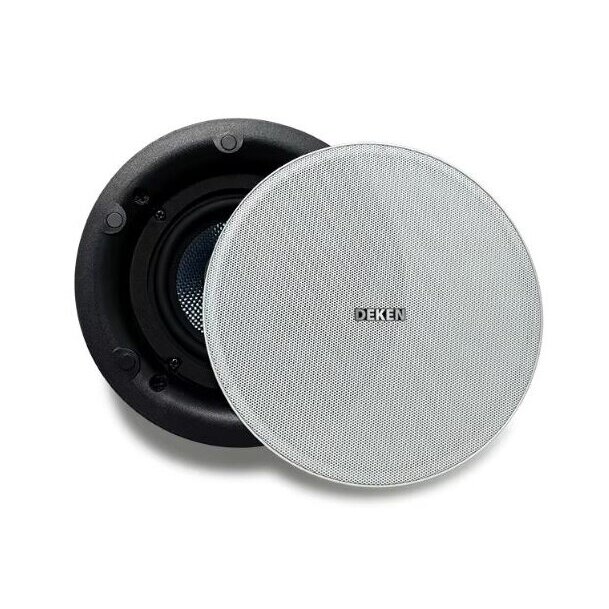 Kodune lakke paigaldatav kõlar | Bluetoothiga | 2x50W | 24VDC | Ø205mm | LAN | Wi-Fi | valge Kodune lakke paigaldatav kõlar | Bluetoothiga | 2x50W | 24VDC | Ø205mm | LAN | Wi-Fi | valge