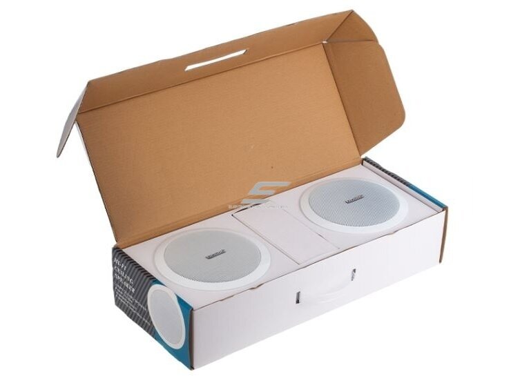 Lubinė garso kolonėlė namams | viešosioms erdvėms | su Bluetooth | 4x10W | 12V | Ø165mm | IPX6 | balta 3