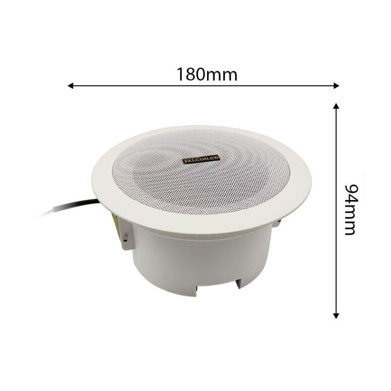 Kodune lakke paigaldatav kõlar | Bluetoothiga | 10W | 230VAC | Ø165mm | valge 2