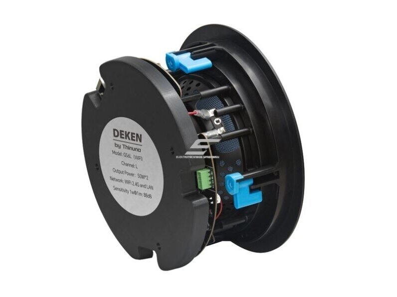 Lubinė garso kolonėlė namams | su Bluetooth | 2x30W/2x50W | PoE++/24VDC | Ø205mm | LAN | Wi-Fi | balta 2