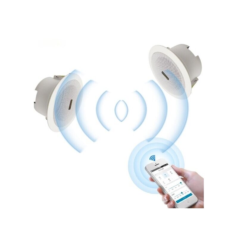 Kodune lakke paigaldatav kõlar | Bluetoothiga | 10W | 230VAC | Ø165mm | valge 3