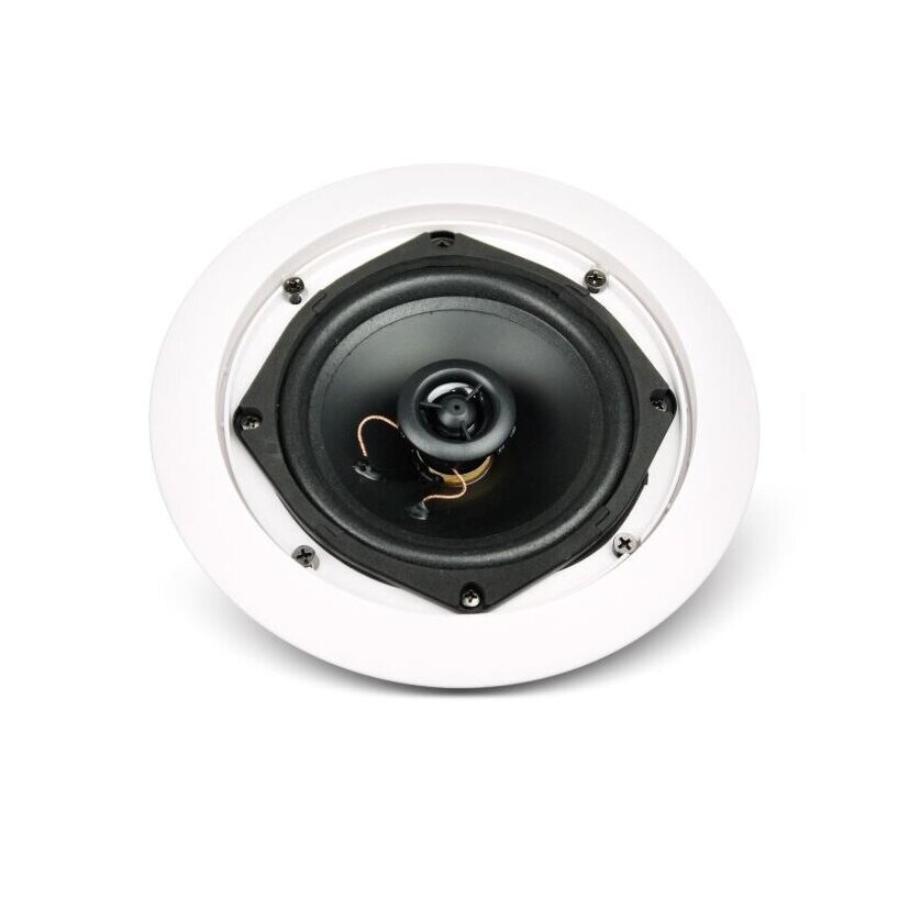 Griestu skaļrunis sabiedriskām telpām | ar Bluetooth | 2x20W | 230VAC | Ø170mm | balts 1