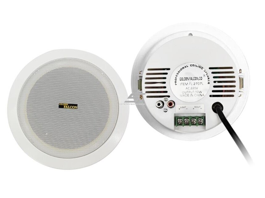 Lubinė garso kolonėlė namams | viešosioms erdvėms | su Bluetooth | 10W | 230VAC | Ø165mm | balta 1 Lubinė garso kolonėlė namams | viešosioms erdvėms | su Bluetooth | 10W | 230VAC | Ø165mm | balta 1
