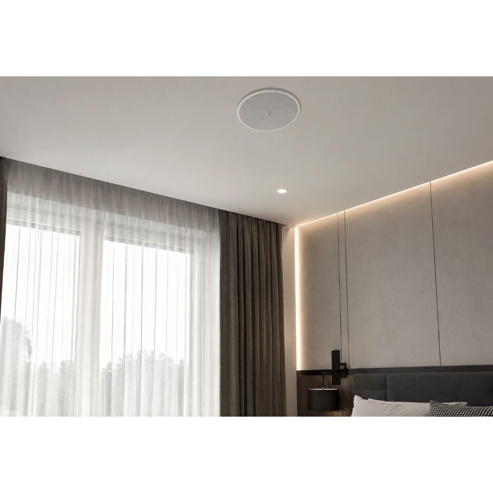 Kodune lakke paigaldatav kõlar | Bluetoothiga | 2x50W | 24VDC | Ø205mm | LAN | Wi-Fi | valge 4