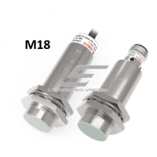 Sisseehitatavad kontaktivabad induktiivlähedusandurid M18 nikli-vase korpusega | metallobjektide tuvastamiseks automaatikas Sisseehitatavad kontaktivabad induktiivlähedusandurid M18 nikli-vase korpusega | metallobjektide tuvastamiseks automaatikas