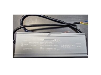 Maitinimo šaltinis | LED | 30-36V | 120W | 3400mA | IP67 | Brillight | YSHC-120-3000 | 2050710189043 Maitinimo šaltinis | LED | 30-36V | 120W | 3400mA | IP67 | Brillight | YSHC-120-3000 | 2050710189043