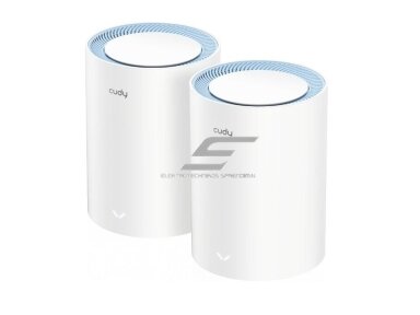 Maršrutizatorius | bevielio tinklo skleidėjas | Wi-Fi Mesh | 2.4GHz (300Mbps) | 5GHz (867Mbps) | 1.2Gbps | 2 vnt. | CUDY | M1200 Maršrutizatorius | bevielio tinklo skleidėjas | Wi-Fi Mesh | 2.4GHz (300Mbps) | 5GHz (867Mbps) | 1.2Gbps | 2 vnt. | CUDY | M1200