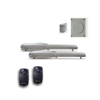 Swing gate opening kit | 24V DC | up to 2m per leaf | with receiver and 2 remotes | 1500N | AVWINGO2024KCER10 Swing gate opening kit | 24V DC | up to 2m per leaf | with receiver and 2 remotes | 1500N | AVWINGO2024KCER10