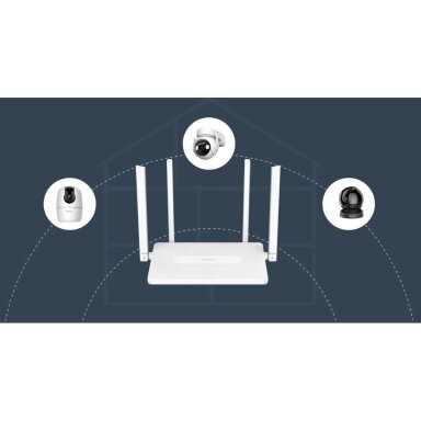 Router | Punkt dostępu bezprzewodowego | Wi-Fi | 2.4GHz (300Mbps) | 5GHz (867Mbps) | HR12G IMOU Router | Punkt dostępu bezprzewodowego | Wi-Fi | 2.4GHz (300Mbps) | 5GHz (867Mbps) | HR12G IMOU