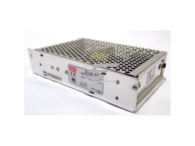 Maitinimo šaltinis | In:100-240VAC | Out: 24VDC | 2,5A | Mean Well | S-60-24