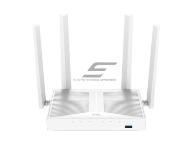 Maršrutizatorius | bevielio tinklo skleidėjas | Wi-Fi 5 | 2.4GHz + 5GHz | iki 1200Mbps | CUDYWR1300S Maršrutizatorius | bevielio tinklo skleidėjas | Wi-Fi 5 | 2.4GHz + 5GHz | iki 1200Mbps | CUDYWR1300S