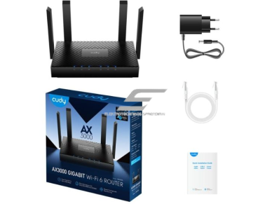 Maršrutizatorius | bevielio tinklo skleidėjas | Wi-Fi 6 | 2.4GHz + 5GHz | iki 3000Mbps | CUDY WR3000 2 Maršrutizatorius | bevielio tinklo skleidėjas | Wi-Fi 6 | 2.4GHz + 5GHz | iki 3000Mbps | CUDY WR3000 2