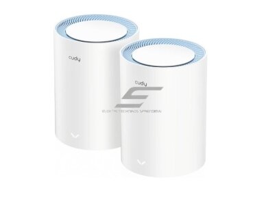 Maršrutizatorius | bevielio tinklo skleidėjas | Wi-Fi Mesh | 2.4GHz (300Mbps) | 5GHz (867Mbps) | 1.2Gbps | 2 vnt. | CUDY | M1200 Maršrutizatorius | bevielio tinklo skleidėjas | Wi-Fi Mesh | 2.4GHz (300Mbps) | 5GHz (867Mbps) | 1.2Gbps | 2 vnt. | CUDY | M1200