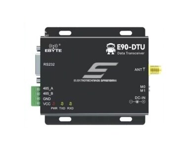 Belaidis ilgo nuotolio PLC radijo modemas | LoRa transiveris | 433MHz | 8-28VDC | 20dBm | 3 km | RS232/RS485 Belaidis ilgo nuotolio PLC radijo modemas | LoRa transiveris | 433MHz | 8-28VDC | 20dBm | 3 km | RS232/RS485