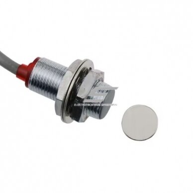Magnētiskais tuvuma sensors | 12-24VDC | 10mm | PNP | NO | M12 | iegremdējams | niķelēts misiņš | IP67 1