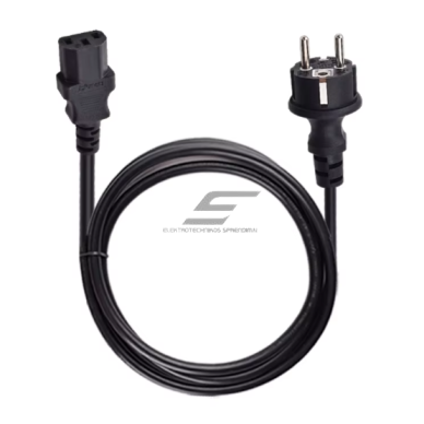 Toitekaabel kodu- ja tööstusseadmetele | Euroopa pistiku ja IEC C13 ühendusega | 3 m kaabel | H03VVH2-F | 3-sooneline | 16A | 250V | must Toitekaabel kodu- ja tööstusseadmetele | Euroopa pistiku ja IEC C13 ühendusega | 3 m kaabel | H03VVH2-F | 3-sooneline | 16A | 250V | must