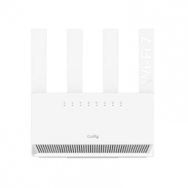 Ruuter | Traadita võrgu edastaja | Wi-Fi 7 | 2.4 GHz + 5 GHz | 3000 Mbit/s | CUDY WR3600E Ruuter | Traadita võrgu edastaja | Wi-Fi 7 | 2.4 GHz + 5 GHz | 3000 Mbit/s | CUDY WR3600E