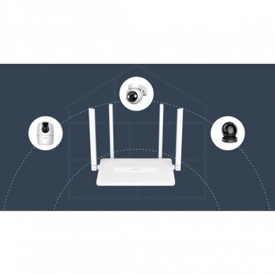 Ruuter | Traadita juurdepääsupunkt | Wi-Fi 6 | 2.4GHz (574Mbps) | 5GHz (2402Mbps) | HX21 IMOU 2 Ruuter | Traadita juurdepääsupunkt | Wi-Fi 6 | 2.4GHz (574Mbps) | 5GHz (2402Mbps) | HX21 IMOU 2