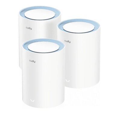 Router | bezprzewodowy nadajnik sieci | Wi-Fi Mesh | 2.4GHz (300Mbps) | 5GHz (867Mbps) | 1.2Gbps | 3 szt. | CUDY | M1200 Router | bezprzewodowy nadajnik sieci | Wi-Fi Mesh | 2.4GHz (300Mbps) | 5GHz (867Mbps) | 1.2Gbps | 3 szt. | CUDY | M1200