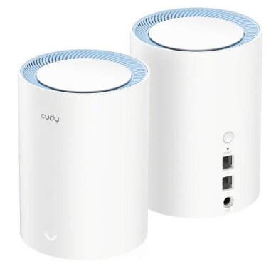 Maršrutētājs | bezvadu tīkla raidītājs | Wi-Fi Mesh | 2.4GHz (300Mbps) | 5GHz (867Mbps) | 1.2Gbps | 2 gab. | CUDY | M1200 1 Maršrutētājs | bezvadu tīkla raidītājs | Wi-Fi Mesh | 2.4GHz (300Mbps) | 5GHz (867Mbps) | 1.2Gbps | 2 gab. | CUDY | M1200 1