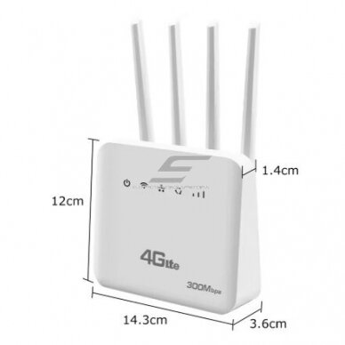 Router | Wireless Access Point | Wi-Fi 6 | 4G LTE | 300Mbps | LAN/WAN 3 Router | Wireless Access Point | Wi-Fi 6 | 4G LTE | 300Mbps | LAN/WAN 3