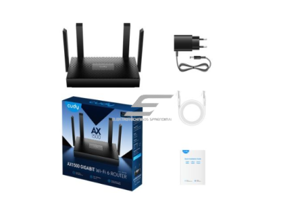 Maršrutizatorius | bevielio tinklo skleidėjas | Wi-Fi 6 | 2.4GHz + 5GHz | iki 1501Mbps | CUDY WR1500 2