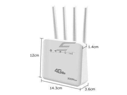 Maršrutizatorius | bevielio tinklo skleidėjas | Wi-Fi 6 | 4G LTE | 300Mbps | LAN/WAN 3 Maršrutizatorius | bevielio tinklo skleidėjas | Wi-Fi 6 | 4G LTE | 300Mbps | LAN/WAN 3